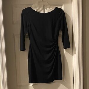 Ralph Lauren Classic Black 3/4 Sleeve Dress lined